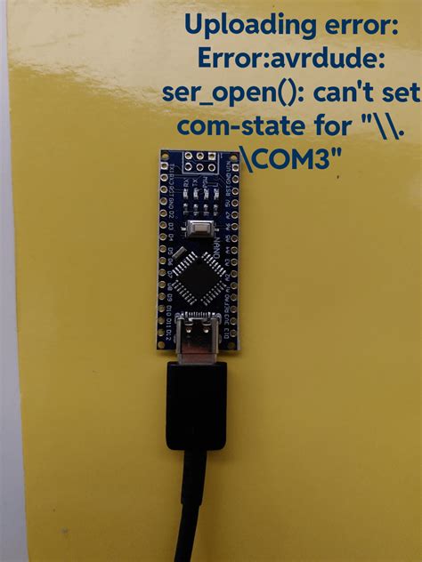 'Error: avrdude' when uploading – Arduino Help Center.